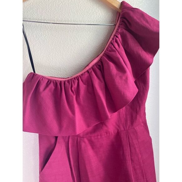 ⭐️Very J | One Shoulder Ruffle Dress with Pockets, Size M - Picture 6 of 13